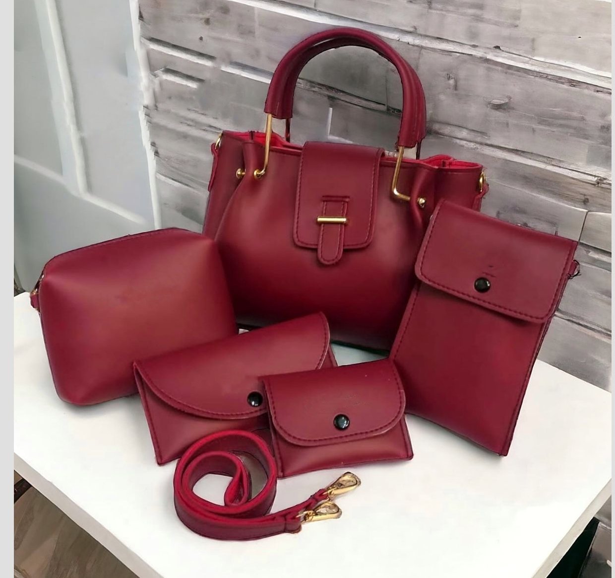 High-Quality 5-Piece Luxury Handbag Set