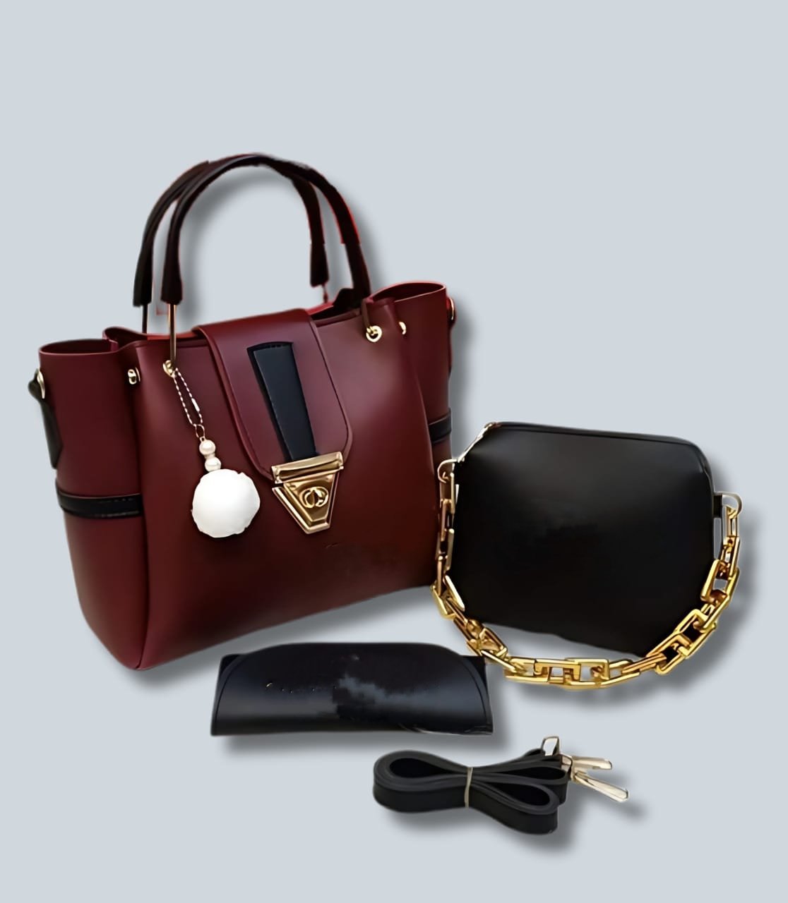 High-Quality 3-Piece Shoulder Bag Set