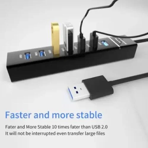 USB hub labeled
