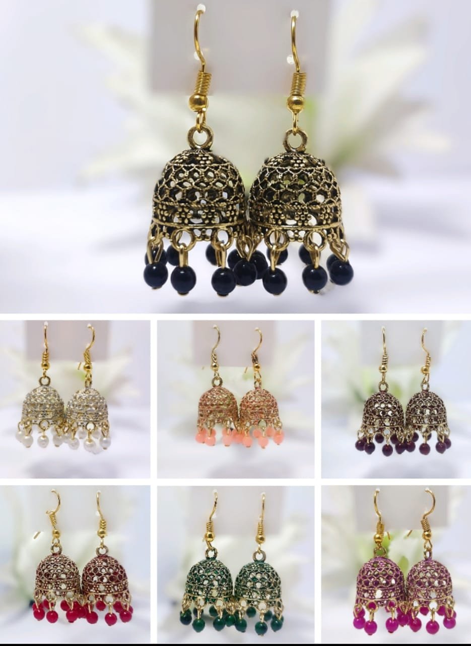 Classic Filigree Jhumka Earrings