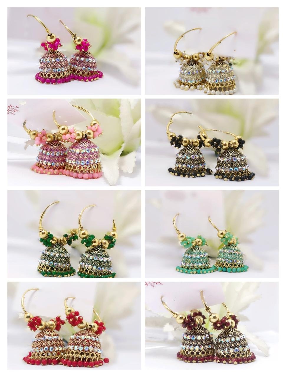 Ethereal Radiance: Jhumka Symphony Collection