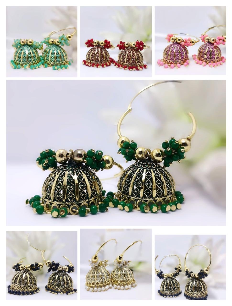 Spectrum Harmony: Jhumka Jewel Collection