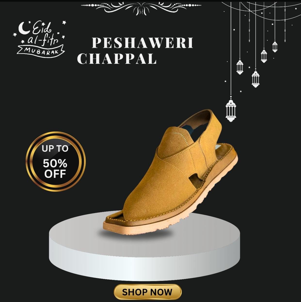 Premium Suede Peshawari Chappal