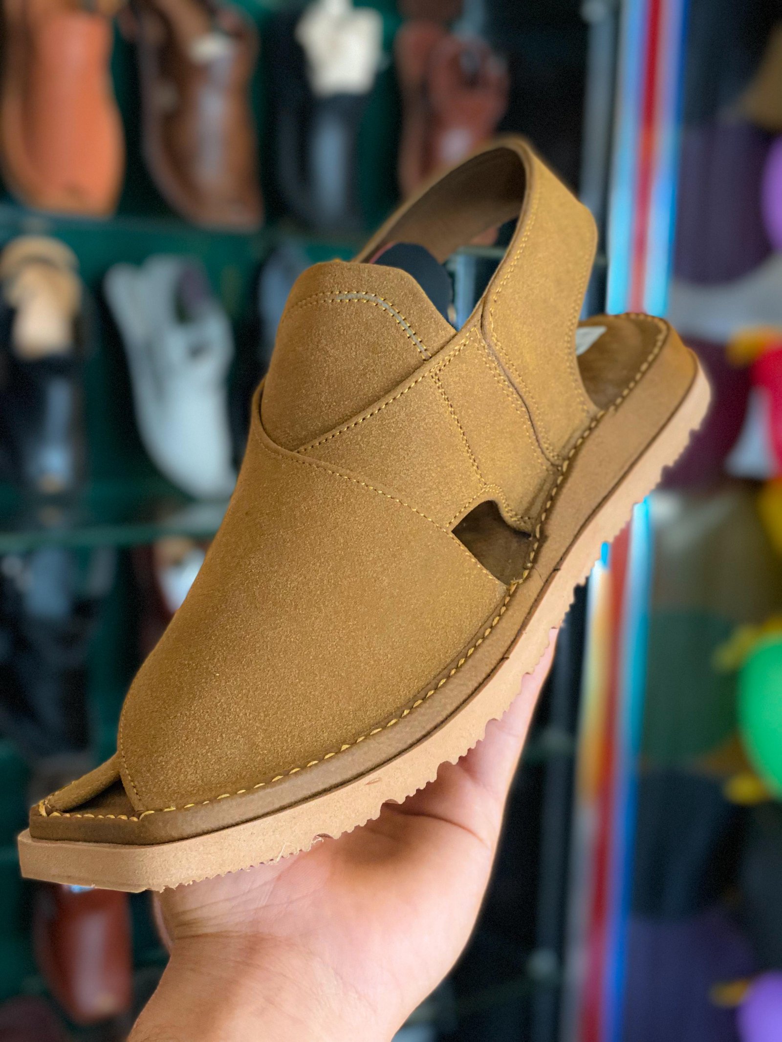 Premium Suede Peshawari Chappal